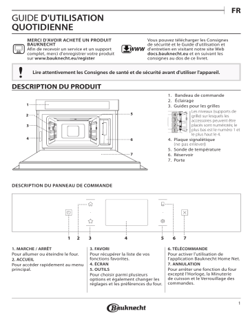 ECSK9 P845 BM | Mode d'emploi | Bauknecht ECSK9 P845 PT Manuel utilisateur | Fixfr