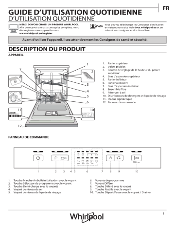 Mode d'emploi | Whirlpool WRFE 2B16 X Manuel utilisateur | Fixfr