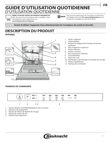 Mode d'emploi | Bauknecht BRIE 2B19 A Manuel utilisateur | Fixfr