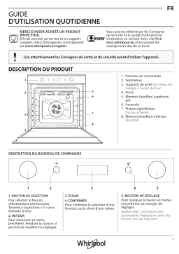 Whirlpool OAKZ9 134 P NB Manuel utilisateur