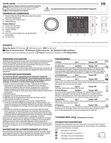 Mode d'emploi | Indesit NT CM10 8B FR Manuel utilisateur | Fixfr