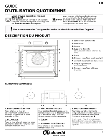 Mode d'emploi | Bauknecht BAK3 KN8V IN Manuel utilisateur | Fixfr