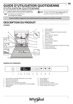 Whirlpool WIO 3T123 6.5P Manuel utilisateur