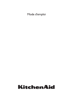 KitchenAid KDSDM 82143 Manuel utilisateur