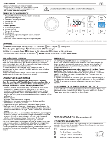 Mode d'emploi | Indesit YT M11 83 X FR Manuel utilisateur | Fixfr