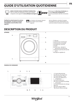 Whirlpool FWDGBE97168WBC Manuel utilisateur