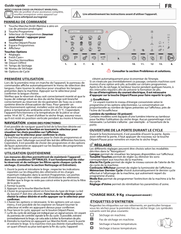 ST U 92E EU | Mode d'emploi | Whirlpool ST U 92X EU Manuel utilisateur | Fixfr