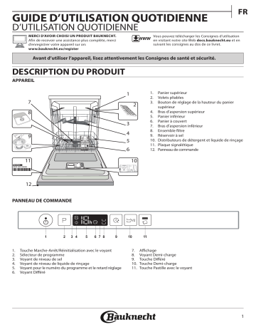 Mode d'emploi | Bauknecht BIC 3B+26 Manuel utilisateur | Fixfr