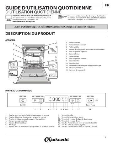 Mode d'emploi | Bauknecht BUC 3C26 PF X A Manuel utilisateur | Fixfr