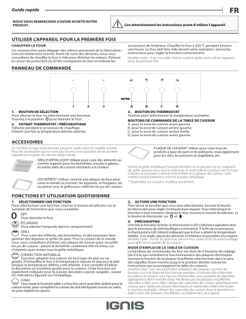 Mode d'emploi | Whirlpool AKH 1001 IX Manuel utilisateur | Fixfr