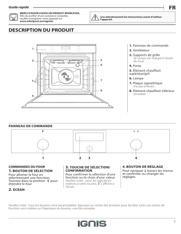 Mode d'emploi | Whirlpool AKB 4210 IX Manuel utilisateur | Fixfr