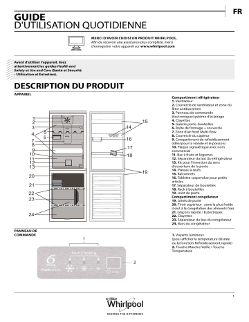 Mode d'emploi | Whirlpool BSNF 8152 OX Manuel utilisateur | Fixfr