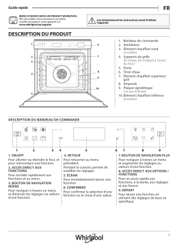 Whirlpool W7 OS4 4S1 P BL Manuel utilisateur