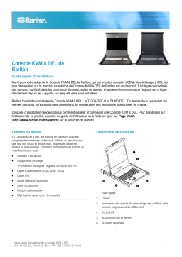 Raritan T1700-T1900 LED Manuel utilisateur