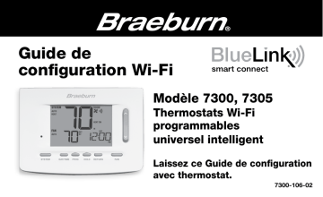 Guide d'installation | Robertshaw Braeburn 7300 7305 Thermostat Wi-Fi Manuel utilisateur | Fixfr