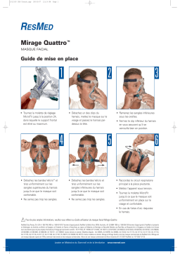 ResMed Mirage Quattro Mask Manuel utilisateur