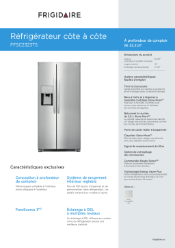 Frigidaire FFSC2323TS Manuel utilisateur