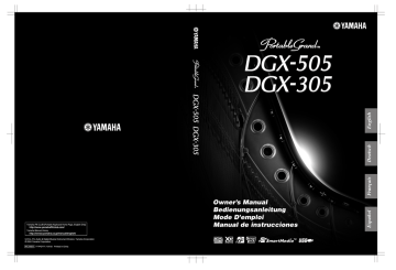 Yamaha DGX-305 spécification | Fixfr