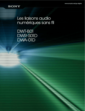 Les liaisons audio numériques sans fil DWT-B01 DWR-S01D | Fixfr