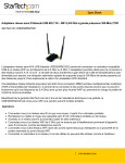 Adaptateur r&eacute;seau sans fil bibande USB 802.11N &ndash; WiFi 2,4/5 GHz