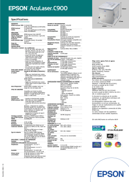 Epson AcuLaser C900 spécification
