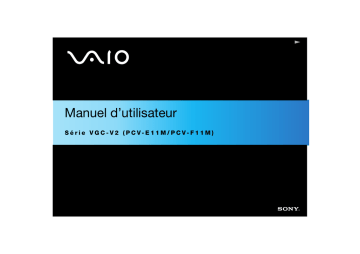 Manuel utilisateur | Sony VGC-V2S Mode d'emploi | Fixfr