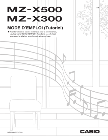 Casio MZ-X300 Manuel utilisateur | Fixfr