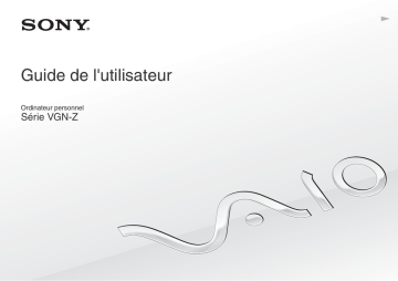 Sony VGN-Z41WD Mode d'emploi | Fixfr