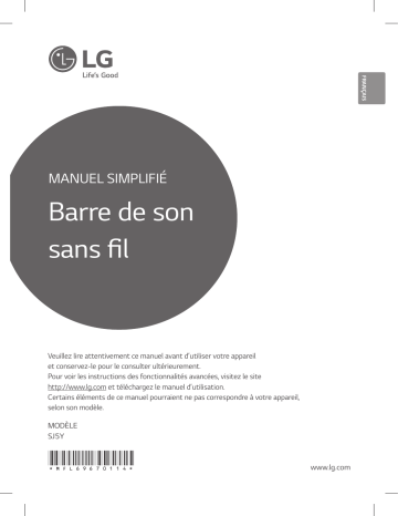 LG SJ5Y Mode d'emploi | Fixfr