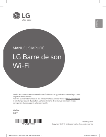 LG SK6Y Mode d'emploi | Fixfr