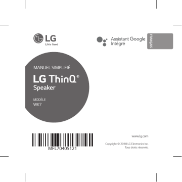 LG WK7 Mode d'emploi | Fixfr