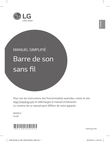 LG SH3B Mode d'emploi | Fixfr