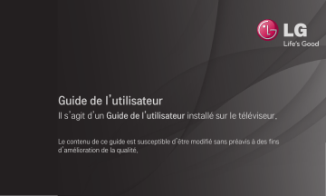 55LN541C | 42LN541C | LG 32LN541C Mode d'emploi | Fixfr