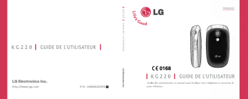 LG KG220 Mode d'emploi | Fixfr