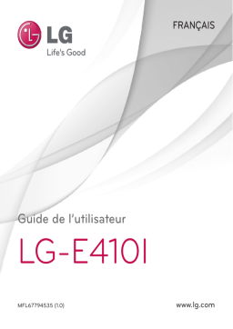 LG E410-Optimus-L1-II Mode d'emploi