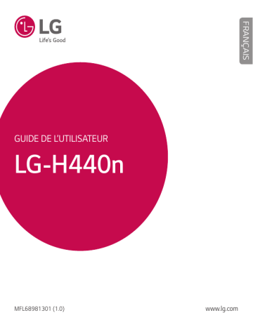 LG Spirit 4G (H440N) | H440N | LG Spirit 4G LTE | LGH440N | LG Spirit LTE Mode d'emploi | Fixfr