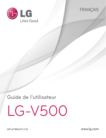 LG G Pad 8.3 | G Pad 8.3 | V500 G Pad 8.3 | LG LGV500 Mode d'emploi | Fixfr