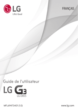 LG LG G3 gold Mode d'emploi