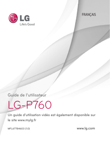 LG Optimus L9 | LG LGP760 Mode d'emploi | Fixfr
