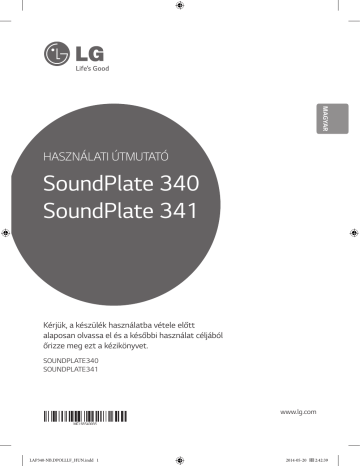 SOUNDPLATE340 | LG LAP340 Mode d'emploi | Fixfr