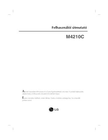 LG M4210C-BA Mode d'emploi | Fixfr