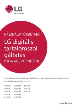 LG 43SL5B-B Mode d'emploi