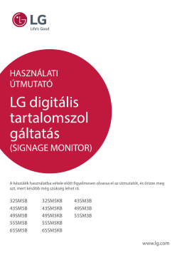 LG 49SM5B-B Mode d'emploi