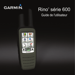 Garmin Rino® 610 Mode d'emploi