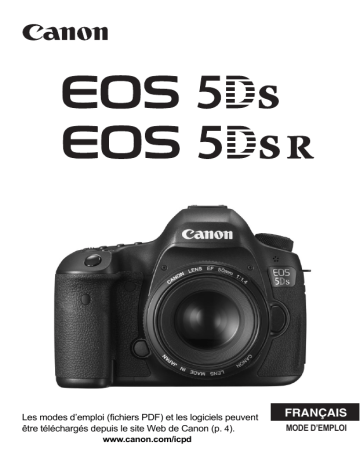 EOS 5DS R | Canon EOS 5DS Mode d'emploi | Fixfr