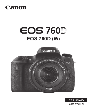 Canon EOS 760D Mode d'emploi | Fixfr