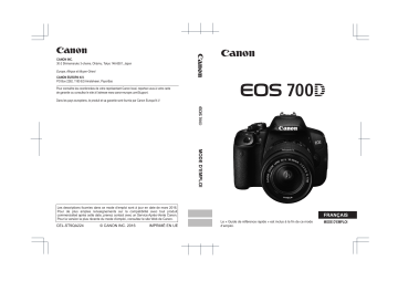Canon EOS 700D Mode d'emploi | Fixfr