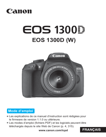 Canon EOS 1300D Mode d'emploi | Fixfr