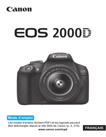 Canon EOS 2000D Mode d'emploi | Fixfr