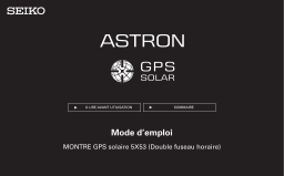 Seiko 5X53 GPS Solar Complete User Guide for Astron Mode d'emploi